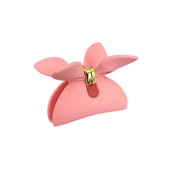 Matte Bow Shape Claw Clip