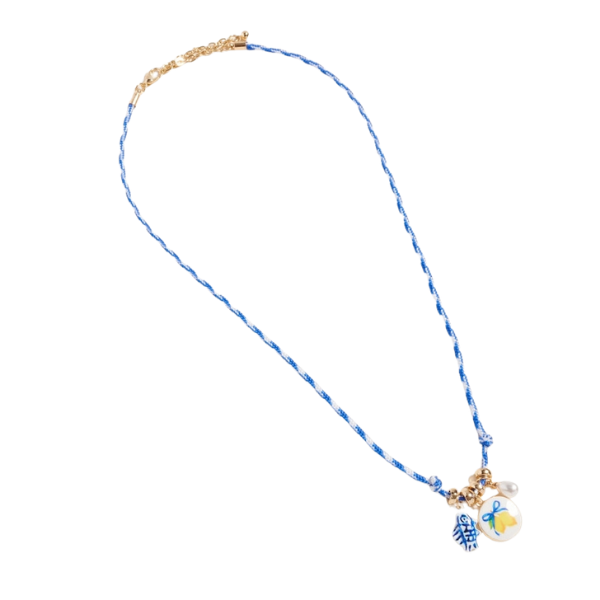Lemon & Sardine Rope Neckace