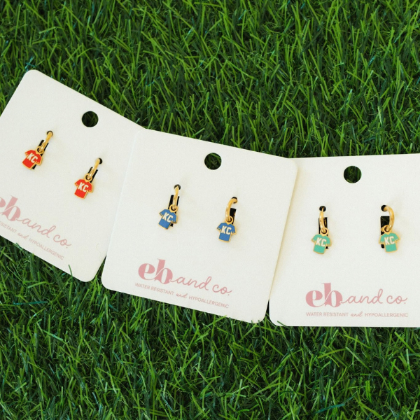 Kansas City Jersey Earrings