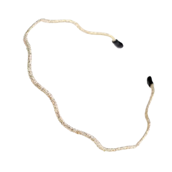 Wavy Glitter Skinny Headband