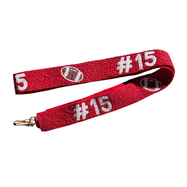 Kansas City #15 Gameday Beaded Purse Strap