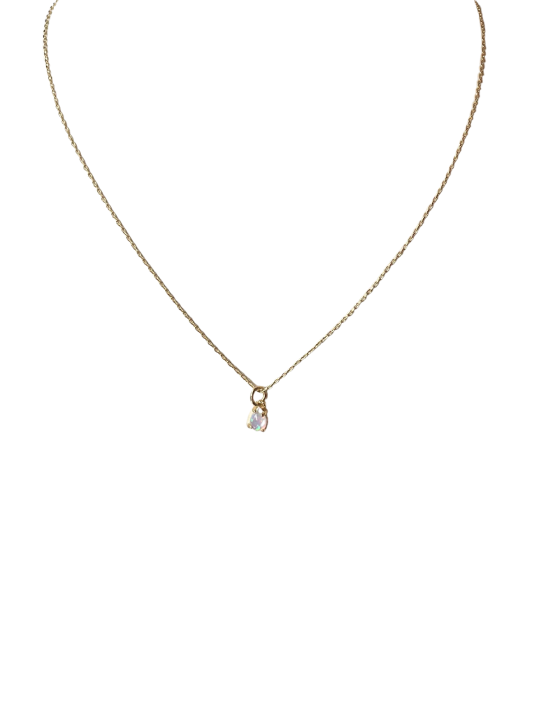 LA Opal Teardrop Necklace