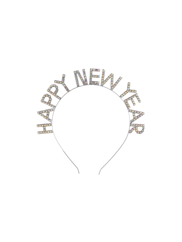 Happy New Year Rhinestone Headband
