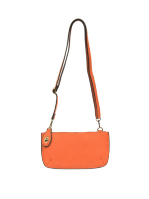 Pumpkin Mini Crossbody Wristlet Clutch