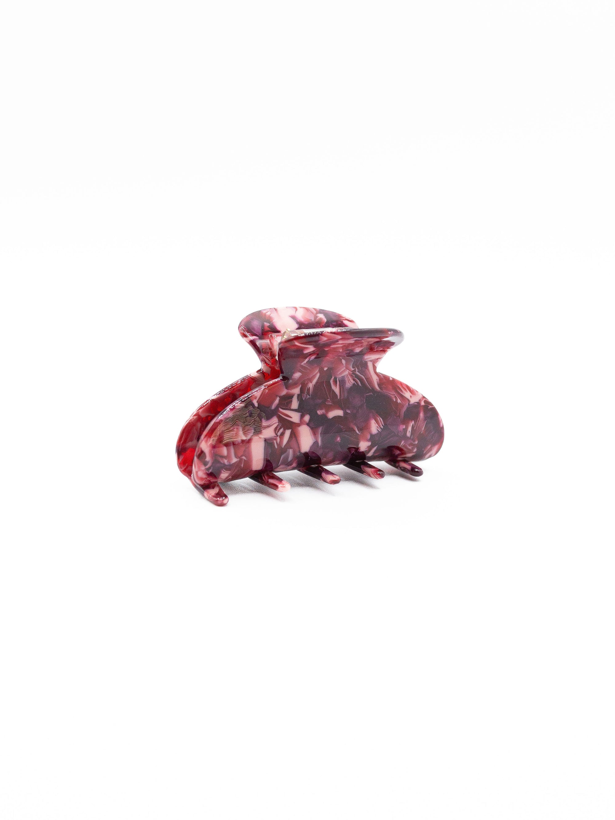 Purple Marbled Classic Claw Clip