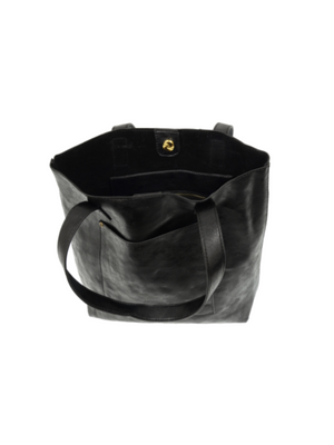 Black Charlie North/South Tote Bag