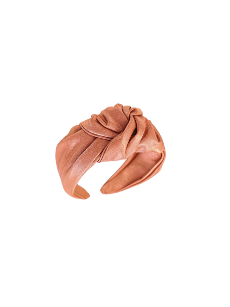 Metallic Pink Knot Headband