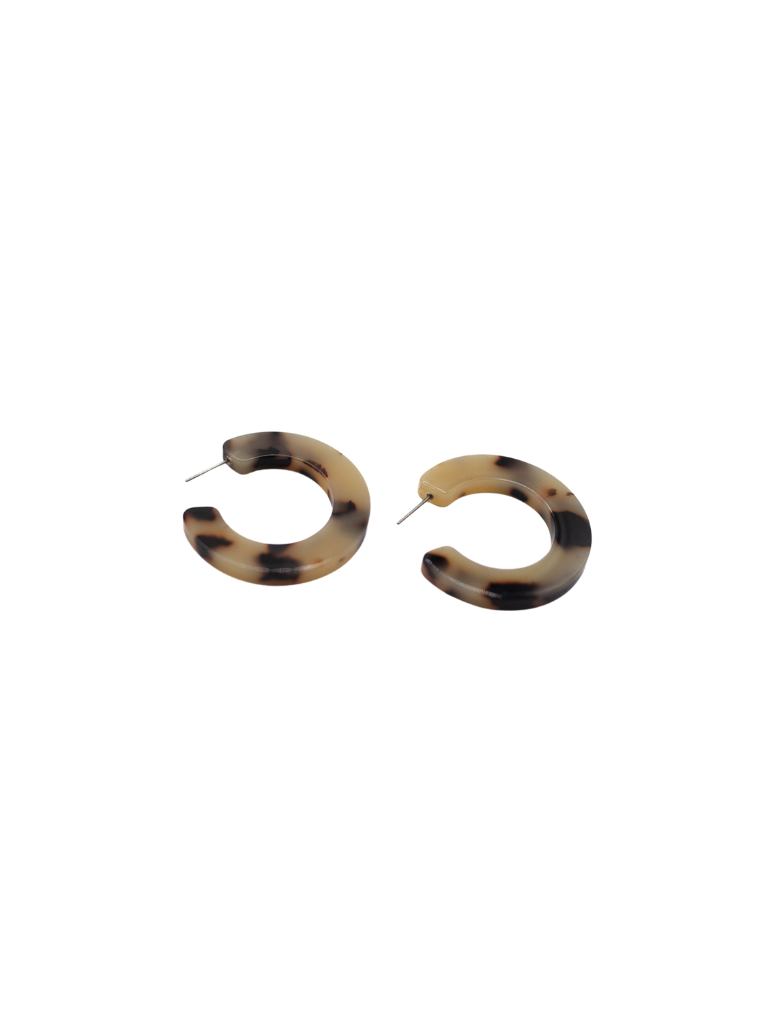 Large tortoise clearance shell hoop earrings