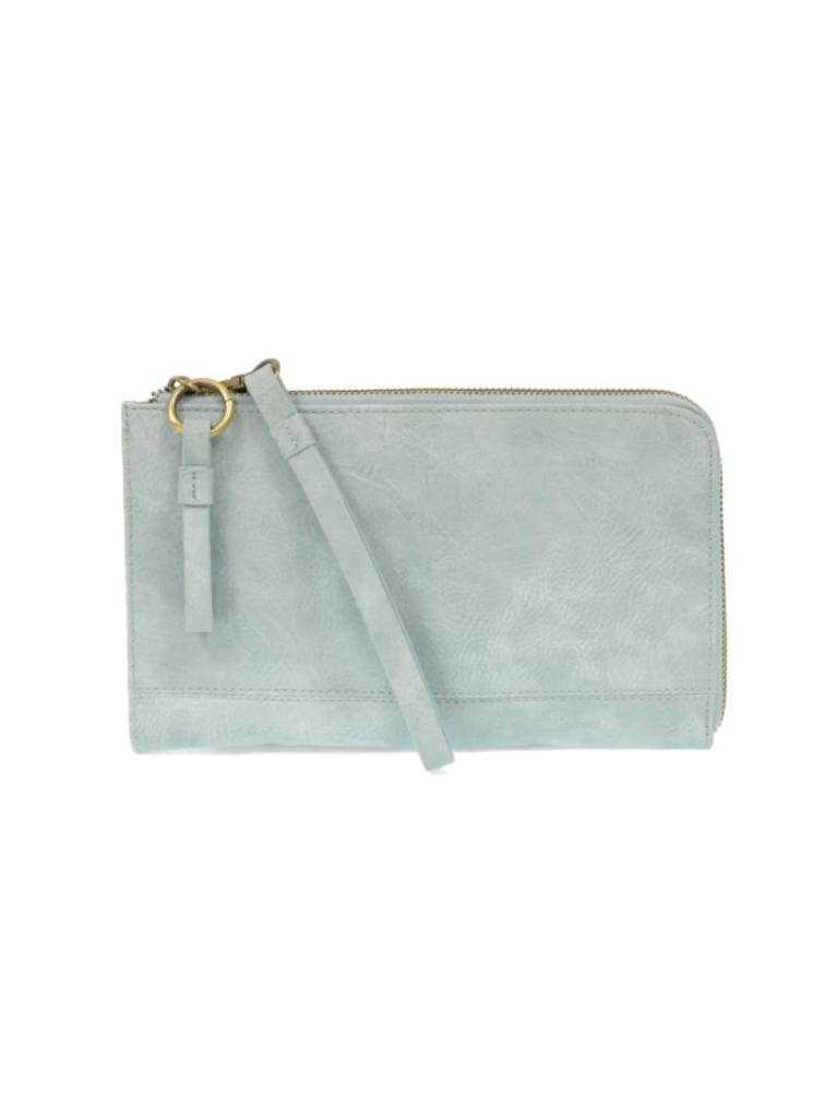 Light sale blue wristlet