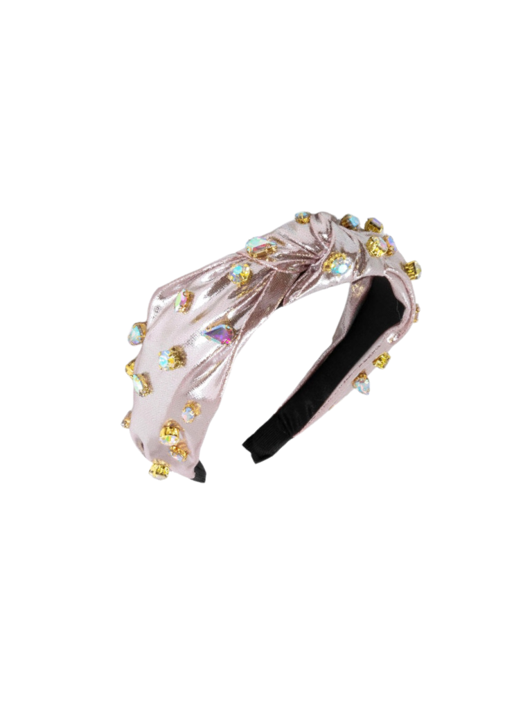Blush Pearlescent Gem Headband Headband