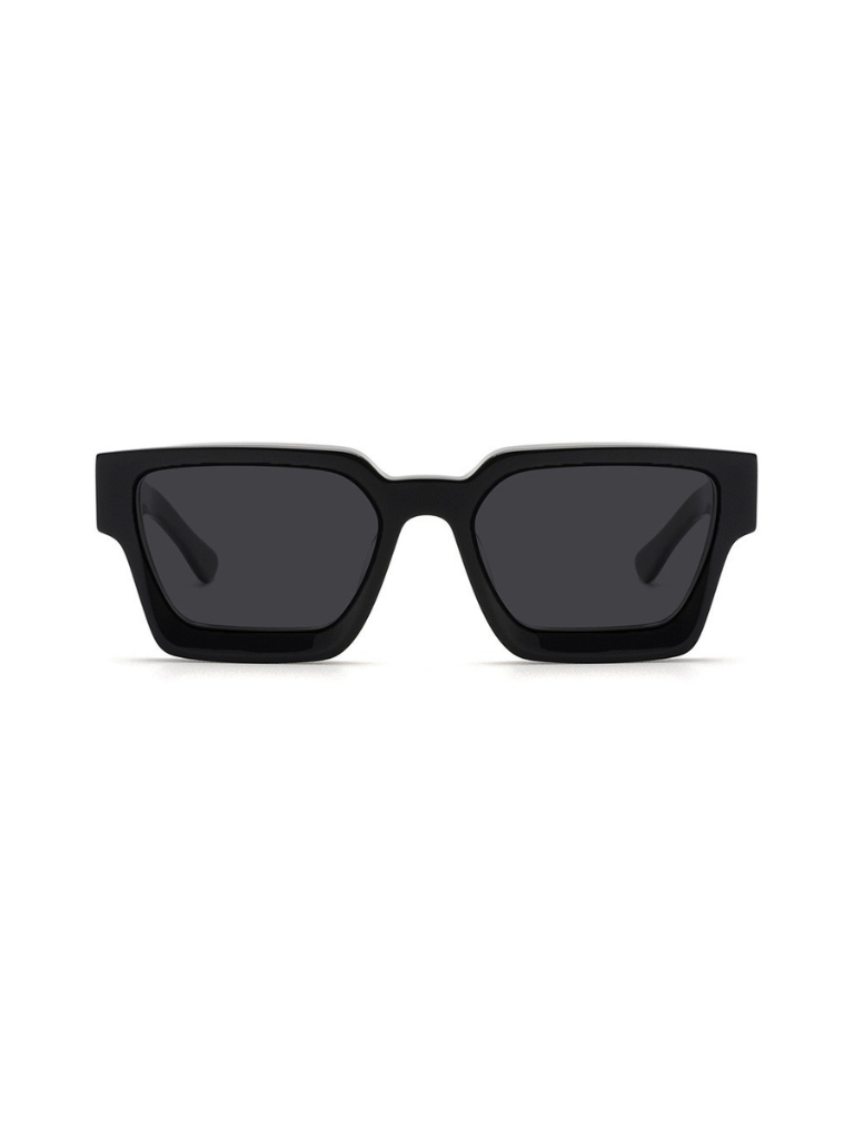 Black Square Thick Frame Sunglasses