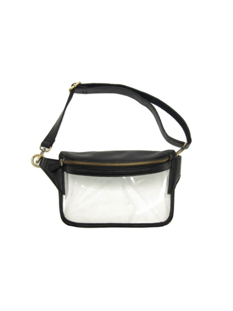 Black Clear Sylvie Sling Belt Bag