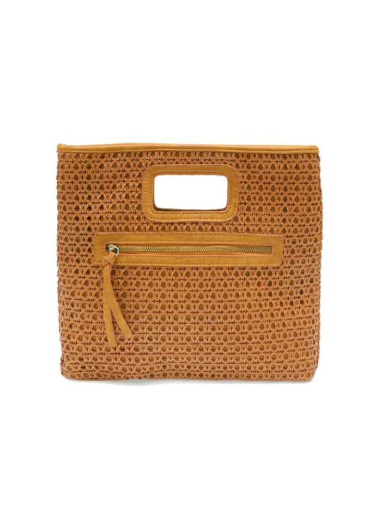 Tan Rio Cutout Handle Tote EB and Co