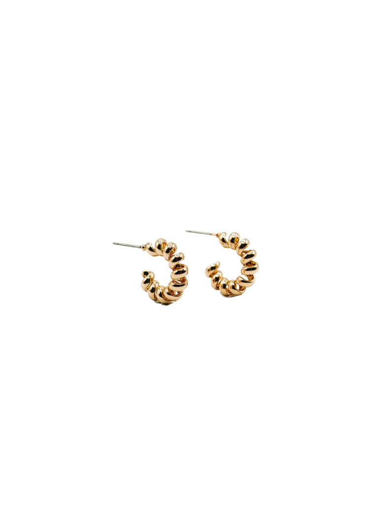 LA Small Coil Hoop Earring