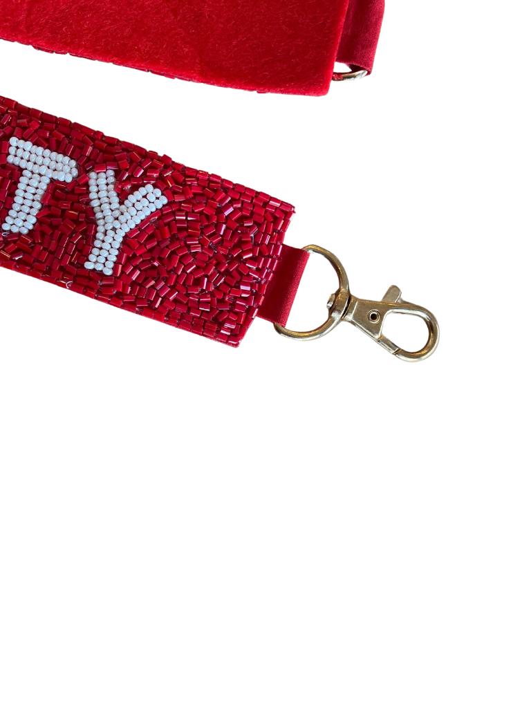 Beaded Kansas City Crossbody Purse Strap
