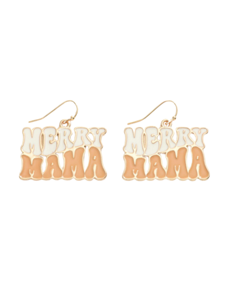 Neutral Merry Mama Earrings