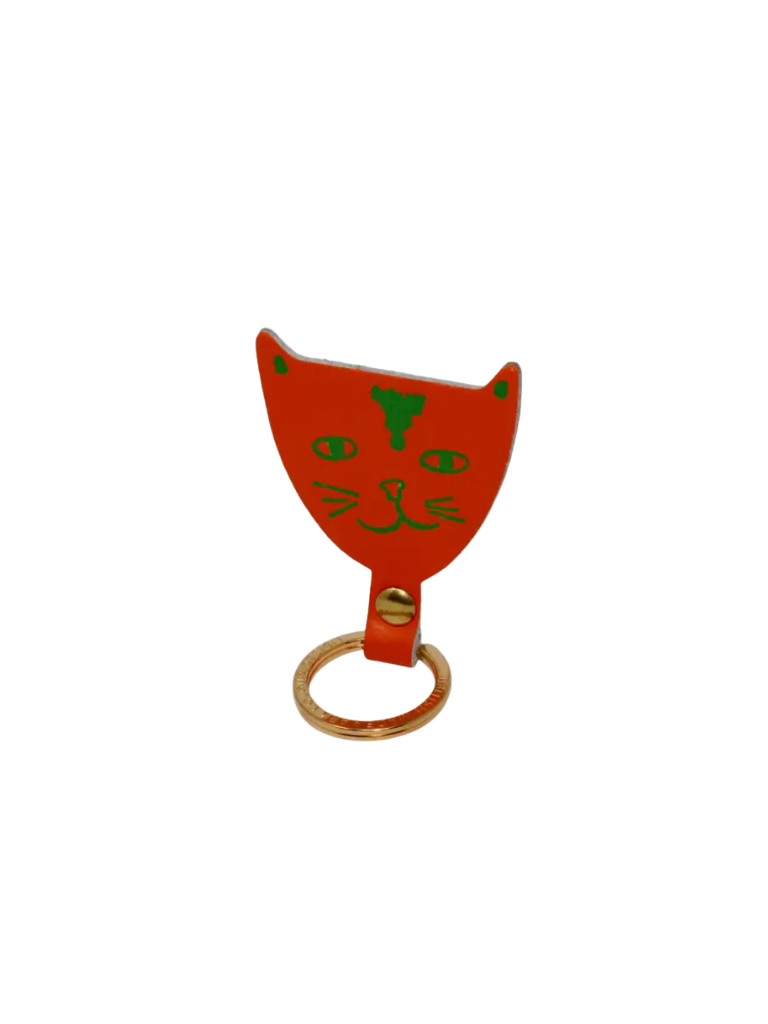 Cat Face Keychain